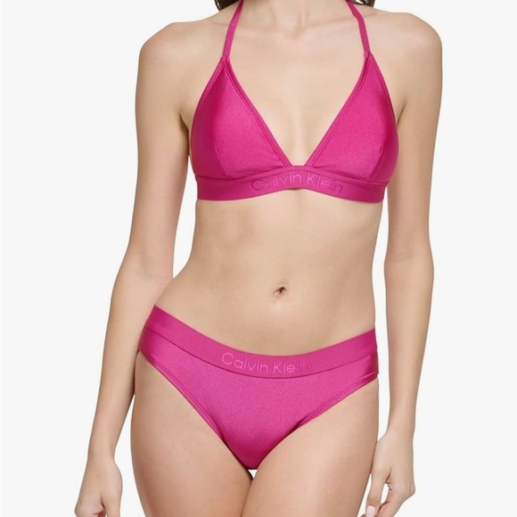 Calvin Klein Other - NWT Calvin Klein Fuchsia Bikini Set size L